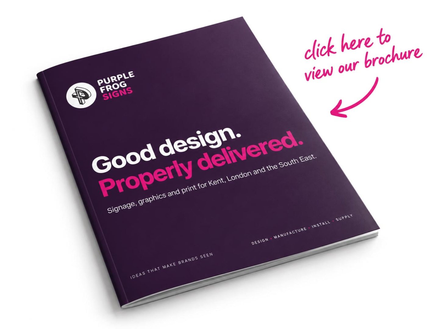 purple frog brochure